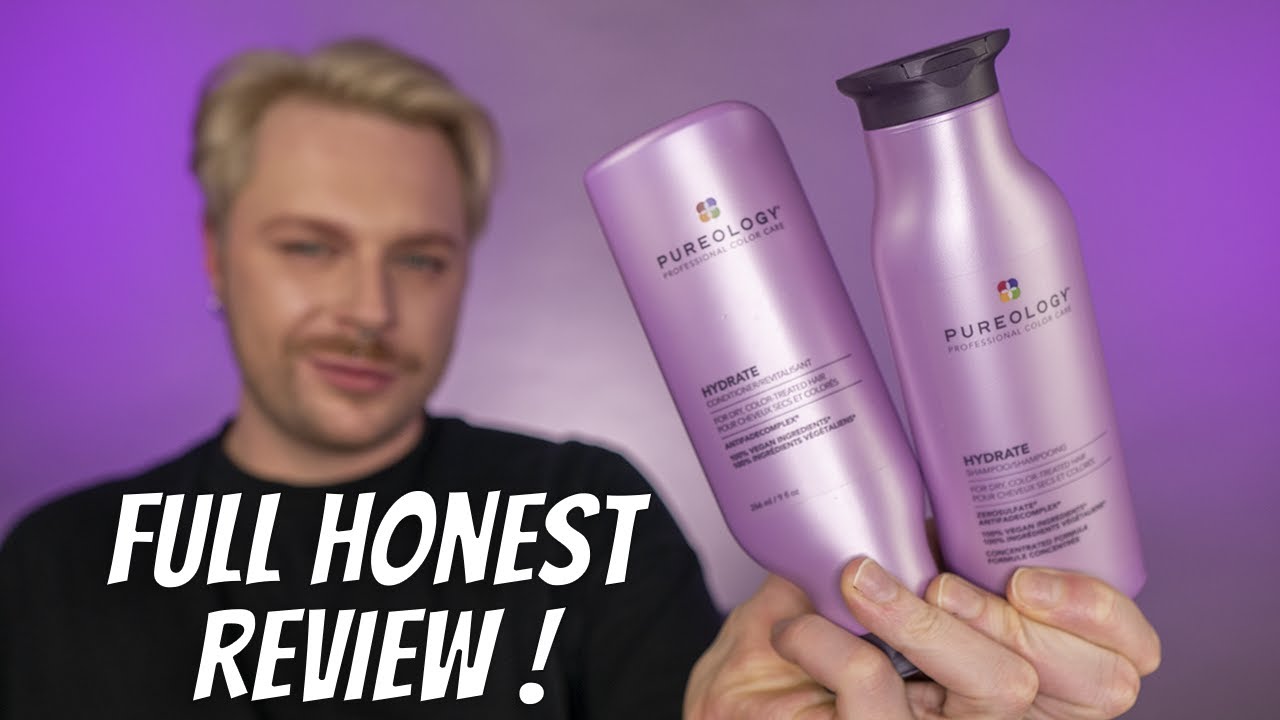ОБЗОР ШАМПУНЯ И КОНДИЦИОНЕРА PUREOLOGY HYDRATE | Увлажняющий натуральный шампунь | Шампунь без су...