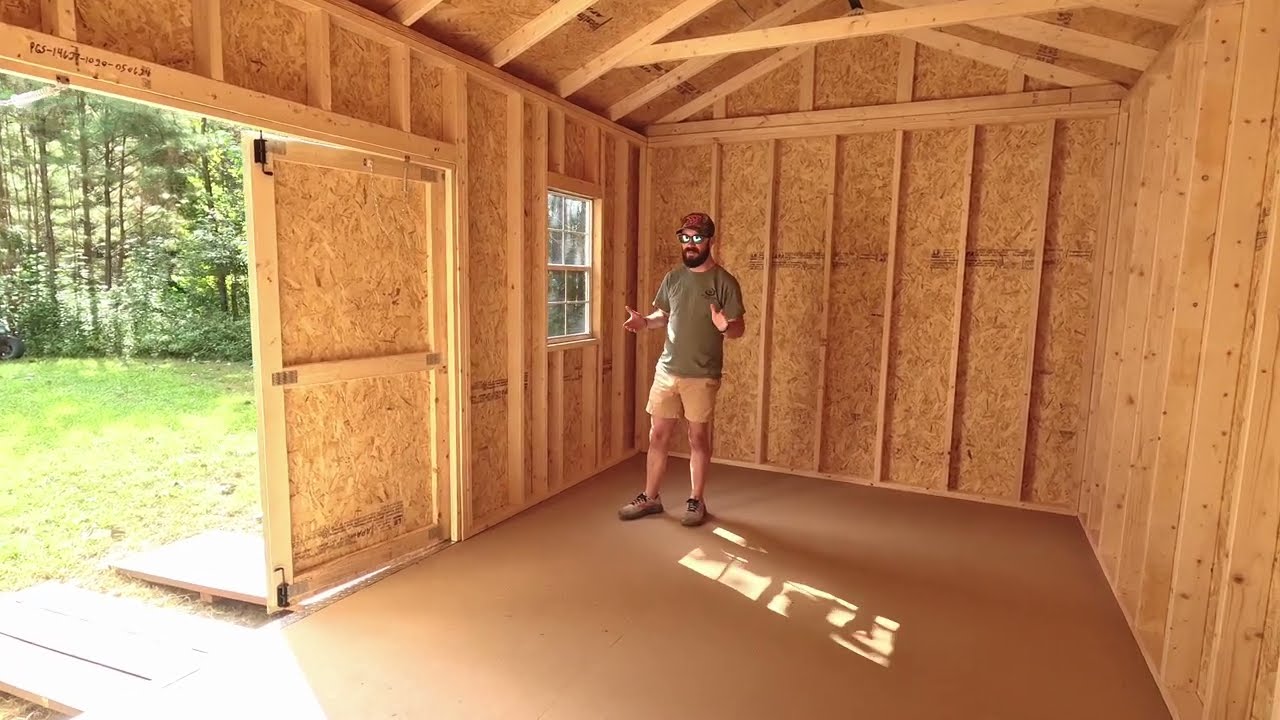 10x20 Garden Shed Tour