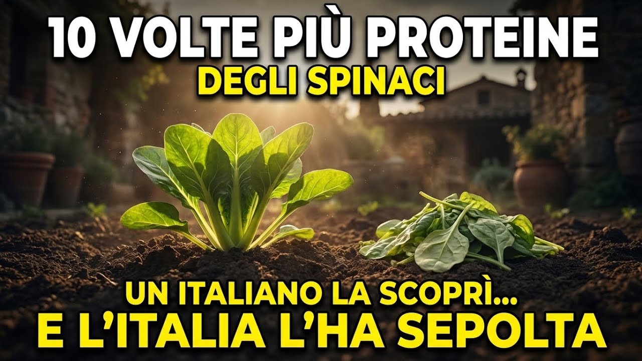 Dieci Volte Più Proteine degli Spinaci — Un Italiano Le Ha Dato un Nome e l’Italia L’ha Dimenticata.