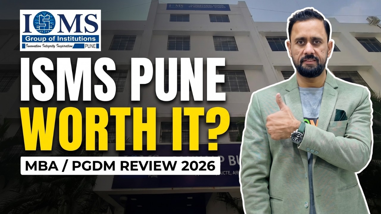 ISMS Pune MBA/PGDM Review 2026 | Fees, Placement & Pros/Cons