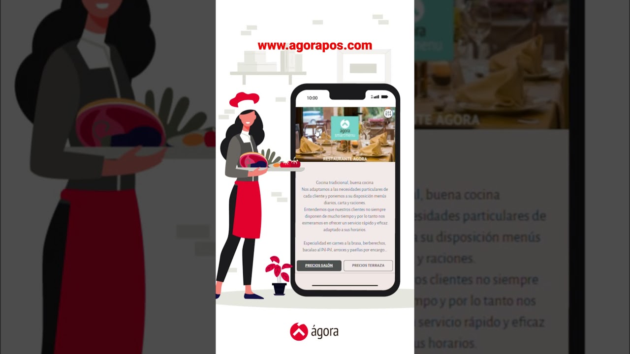Carta Digital &Aacute;gora Smart Menu
