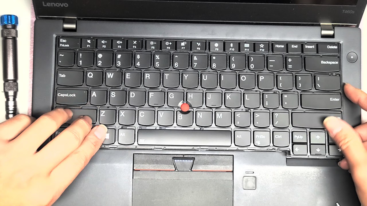 Lenovo Thinkpad T460S Keyboard Replacement Repair