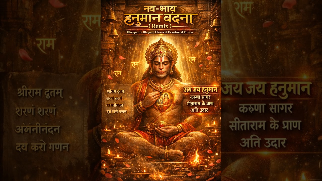जय जय हनुमान 🔔 | Nav-Bhav Hanuman Vandana (Remix) | Dhrupad x Bhajan | Powerful Devotional Song 2026