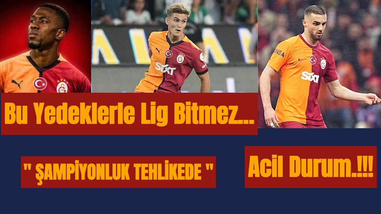 Galatasaray - Konyaspor. Rezalet. Bu Yedeklerle Lig Bitmez. Şampiyonluk Tehlikede. Okan Hoca Dikkat.