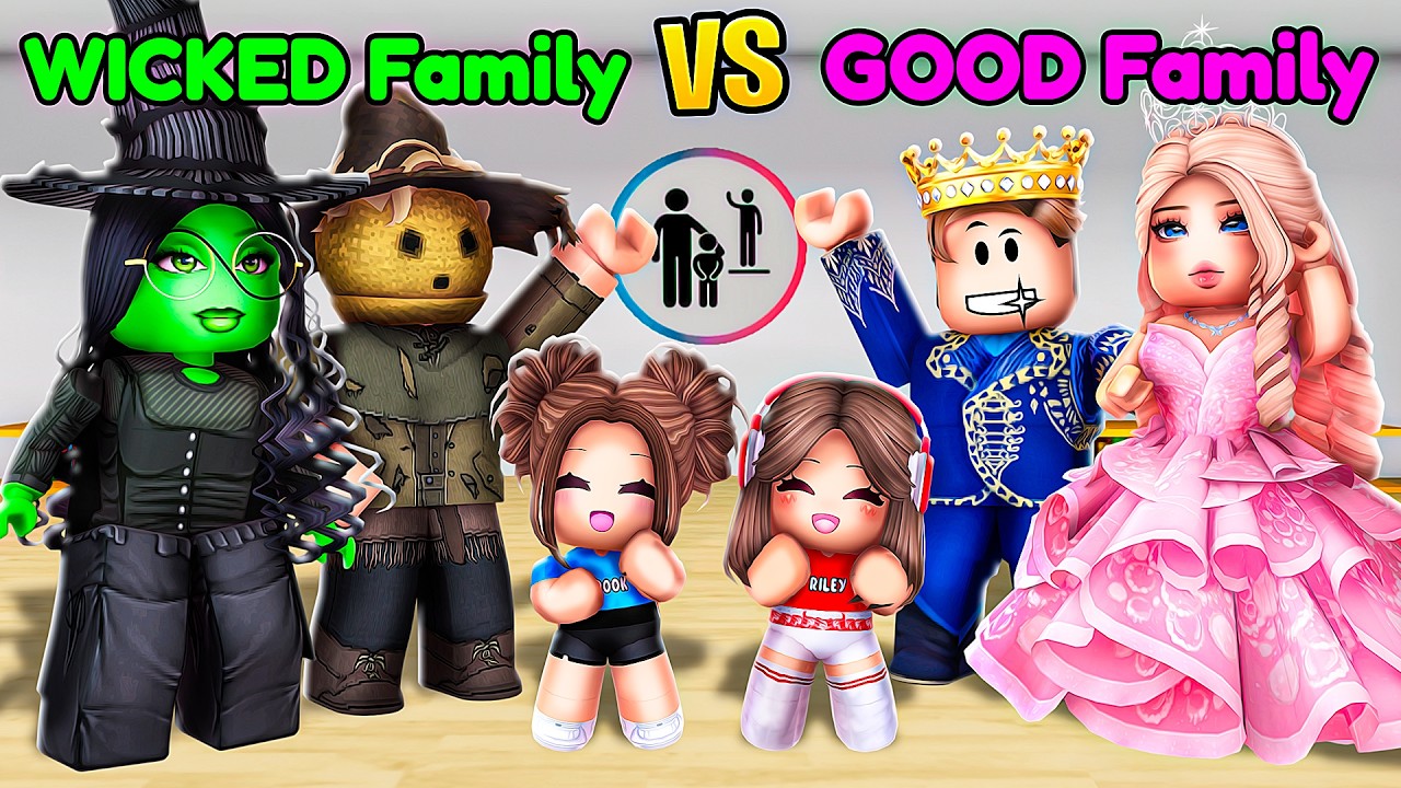 WICKED FAMILY vs PRINCESS FAMILY..(Brookhaven)