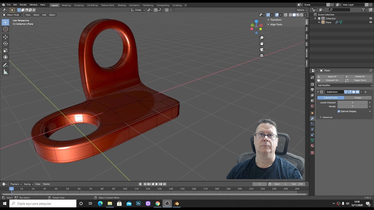 BLENDER PEÇA MECÂNICA ALFA 001