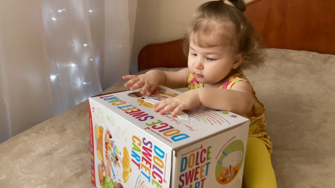 РАСПАКОВКА! Открываем коробку ТЕЛЕЖКА-СЛАДКОЕЖКА!!! Новая игрушка УЛЬЯНЫ! Dolce sweet cart