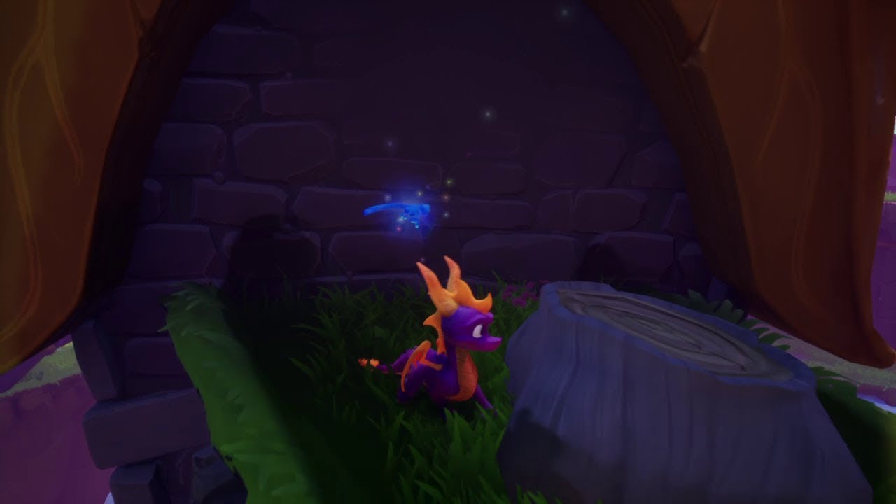 SPYRO THE DRAGON : Fähigkeitspunkt 12 - Zerstöre den verborgenen Baumstumpf