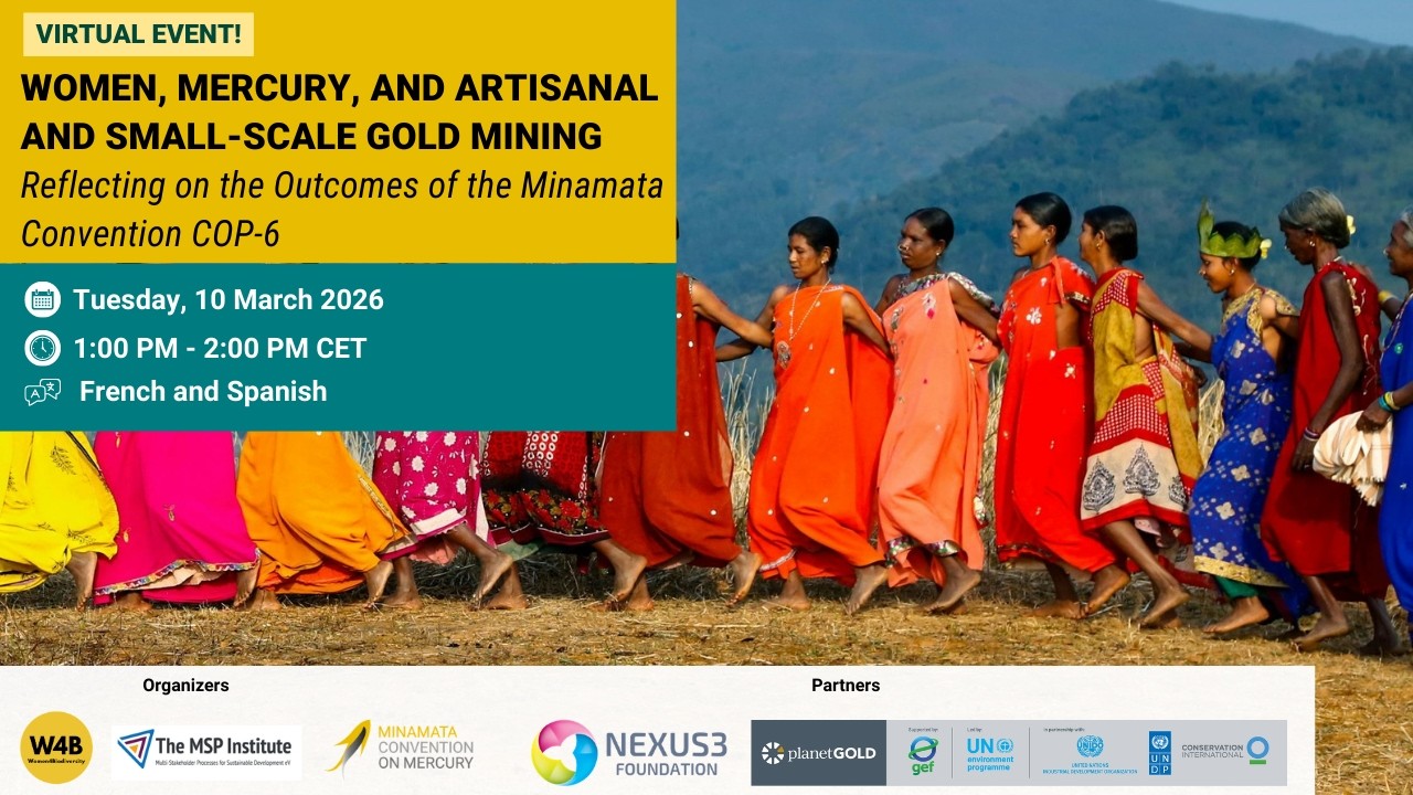 Women, Mercury, and Artisanal and small-scale gold mining