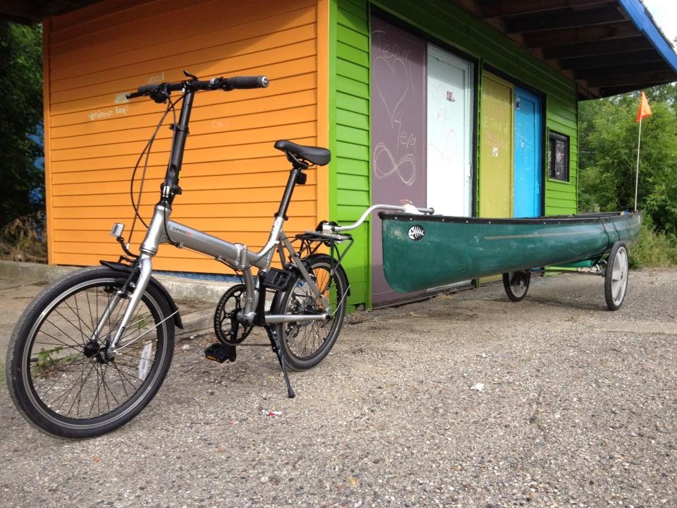 Bicycle Canoe Trailer