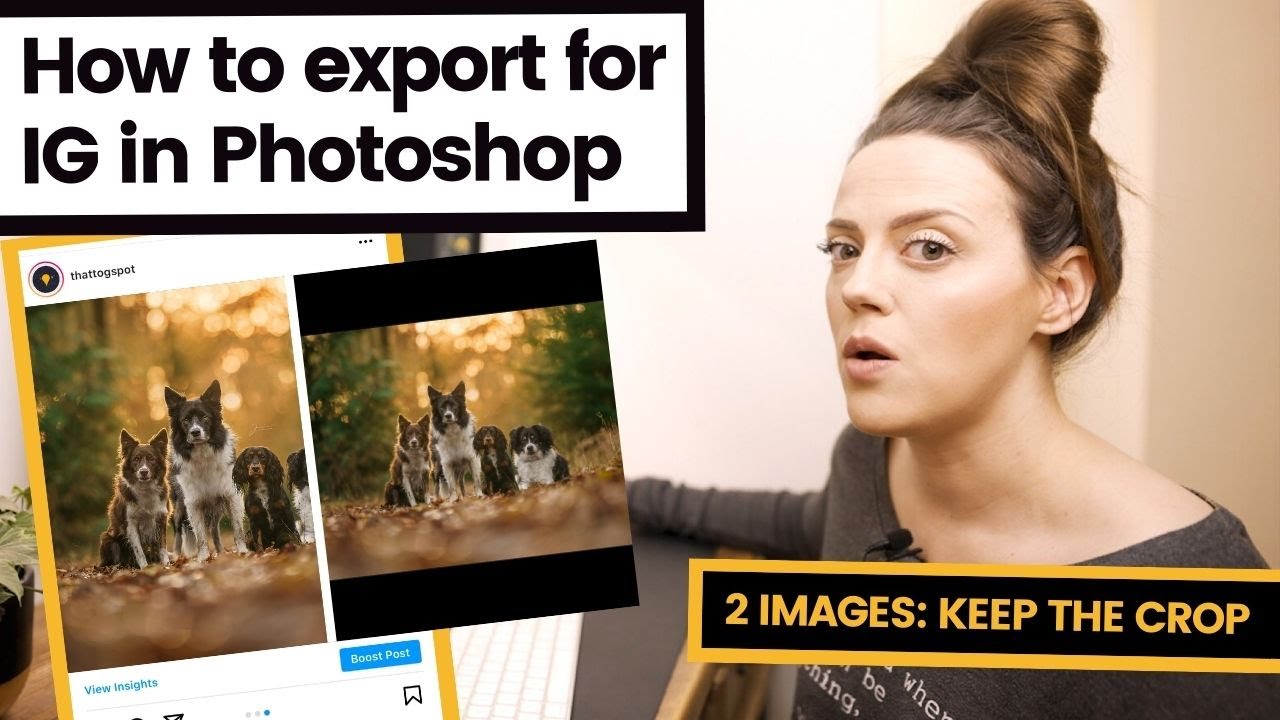 Как подготовить и экспортировать фотографии для Instagram из Photoshop | Как я делаю простые необ...