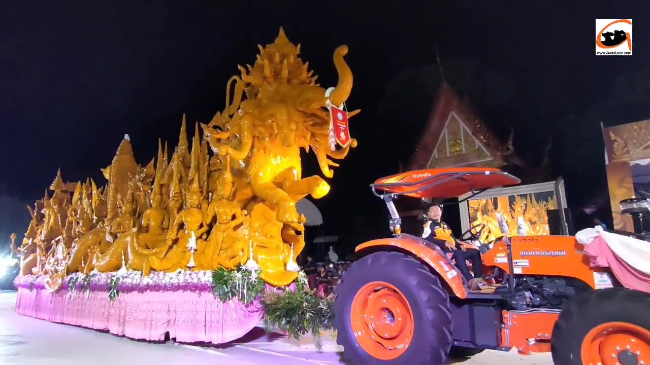 ขบวนแห่เทียนพรรษา ภาคกลางคืน ปี 2568