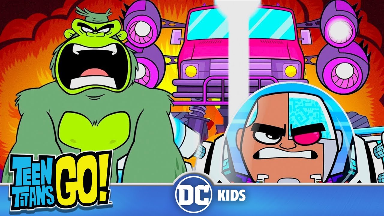 Teen Titans Go! | H.I.V.E. Car Chase | @dckids