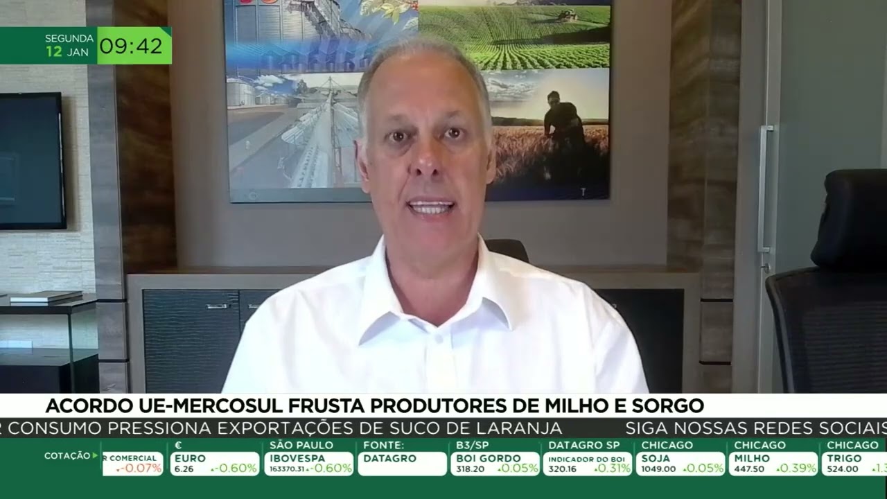 Acordo UE-Mercosul frusta produtores de milho e sorgo