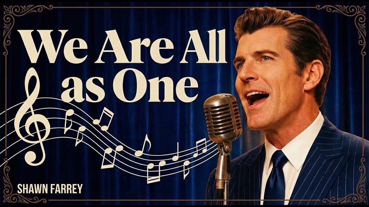 We Are All as One - Shawn Farrey  (Official Audio) | A Folk Vintage Anthem for Humanity (1950-1970s)