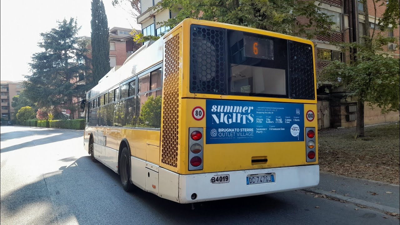 Linea 6 con 2 deviazioni | BredaMenarinibus M240 Avancity NU CNG matr. B4019 | AT Pisa