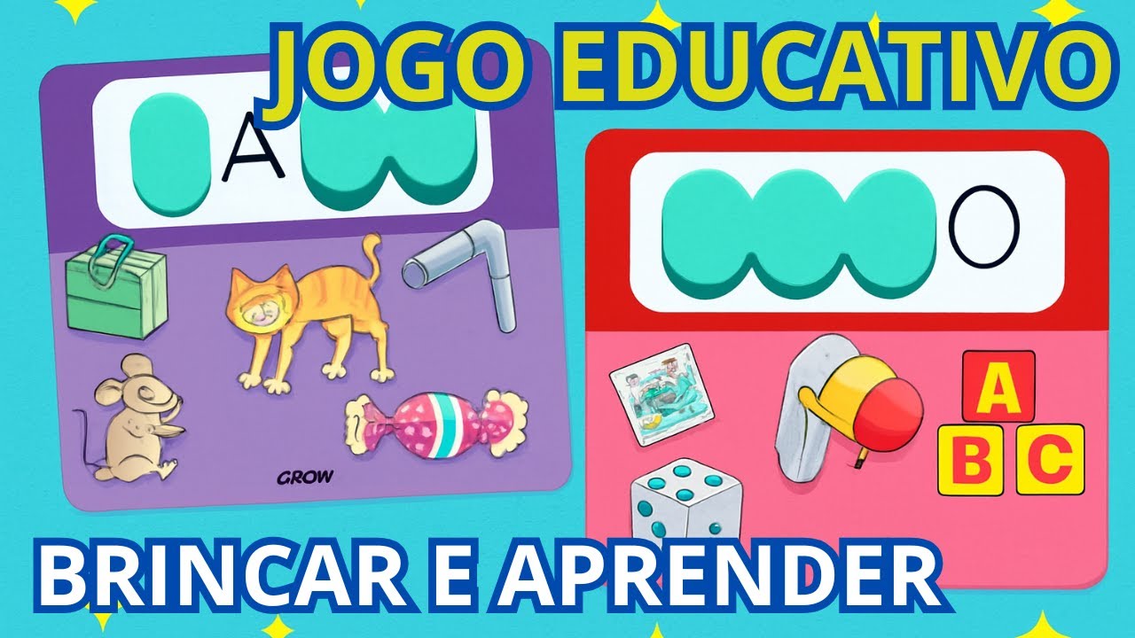 JOGO DE FORMAR PALAVRAS: Aprender a Ler e Juntar Letras