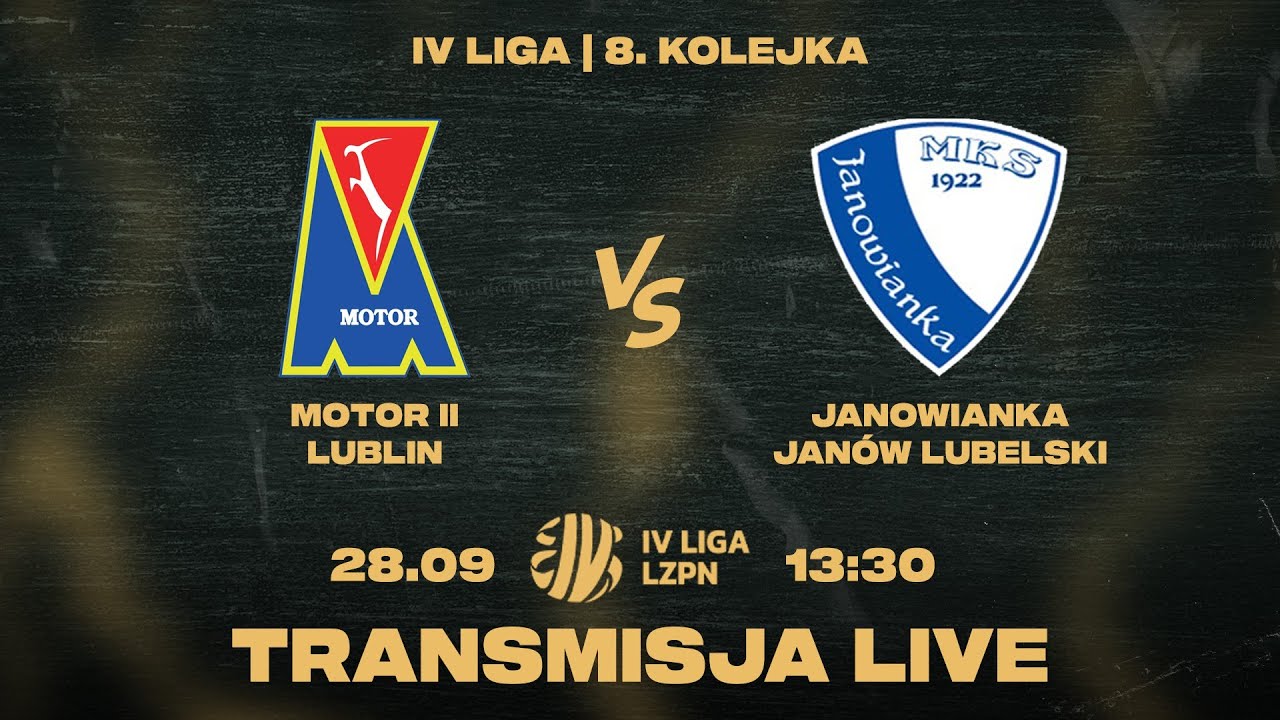 Zapis transmisji: Motor II Lublin - Janowianka Jan&oacute;w Lubelski 2:2 #4liga | Sezon 2025/26