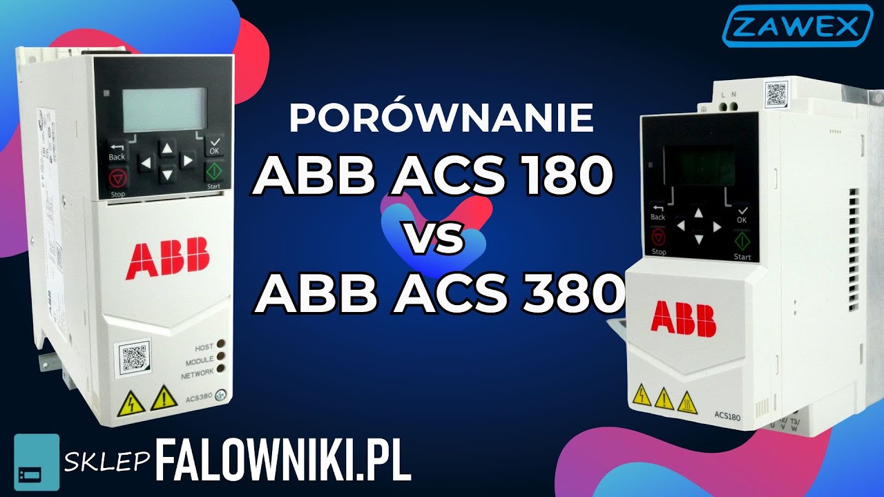 Falownik ABB ACS380 kontra ACS180  Różnice i zastosowania