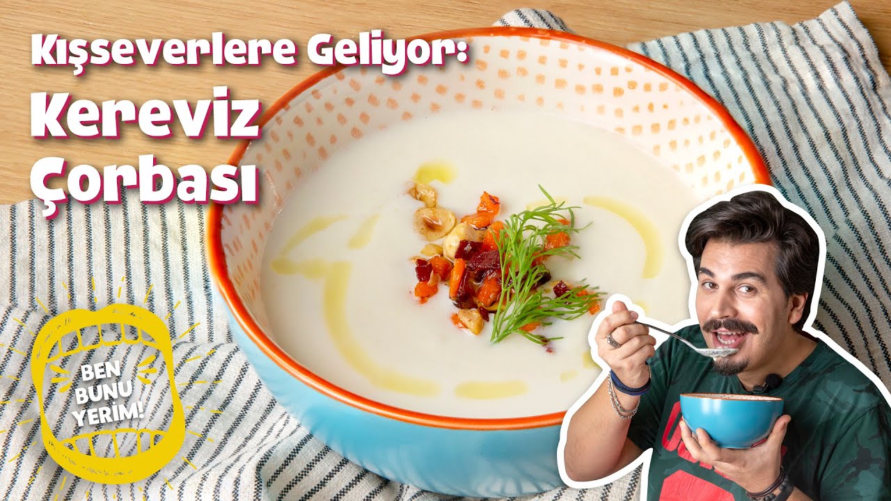 Kışseverlere Geliyor: Malzeme Uyumuyla Şaşırtan Sıcacık Kereviz Çorbası Tarifi | #BenBunuYerim 43