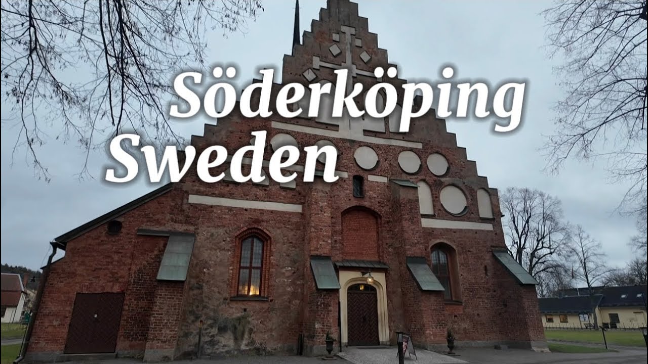 Söderköping / Sweden / Virtual Walking Tour in 4K / January 2025