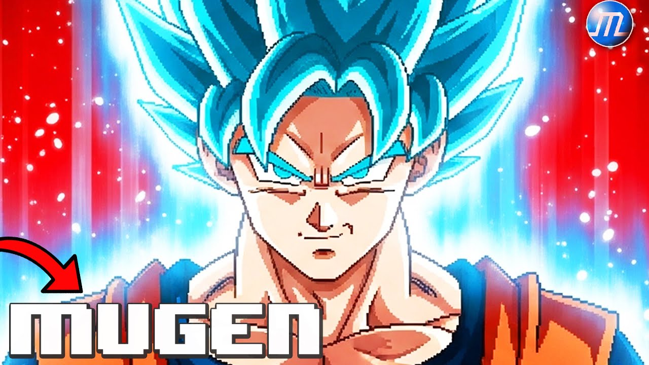 O NOVO GOKU ME SURPREENDEU NO MUGEN! (TEM CENAS DO ANIME)
