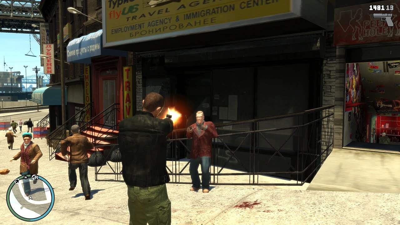 GTA 4 PC &mdash; Смешные и жестокие моменты &mdash; 4K/60 кадров в секунду (Euphoria Ragdolls)