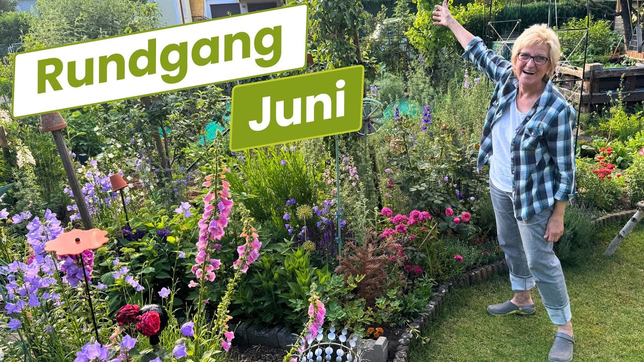 Es hat sich so viel getan! Gartenrundgang Juni