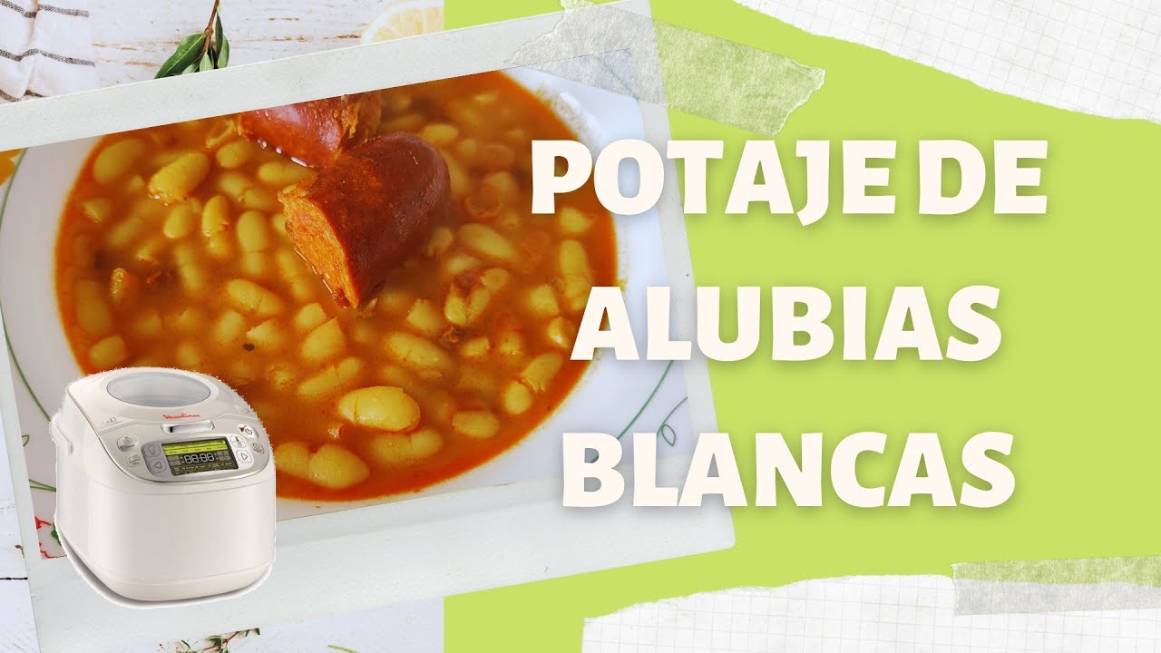 Potaje de Alubias blancas con chorizo | recetas rápidas . Moulinex Maxichef Advanced