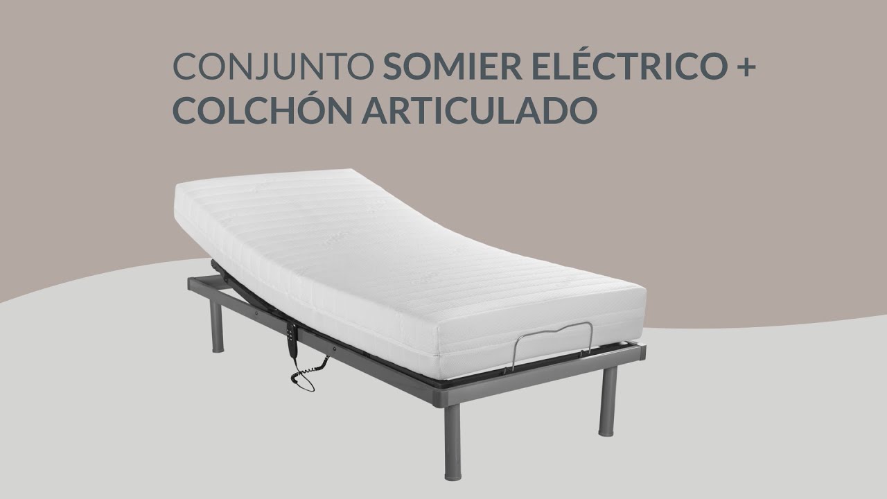 Conjunto Somier El&eacute;ctrico + Colch&oacute;n Articulado