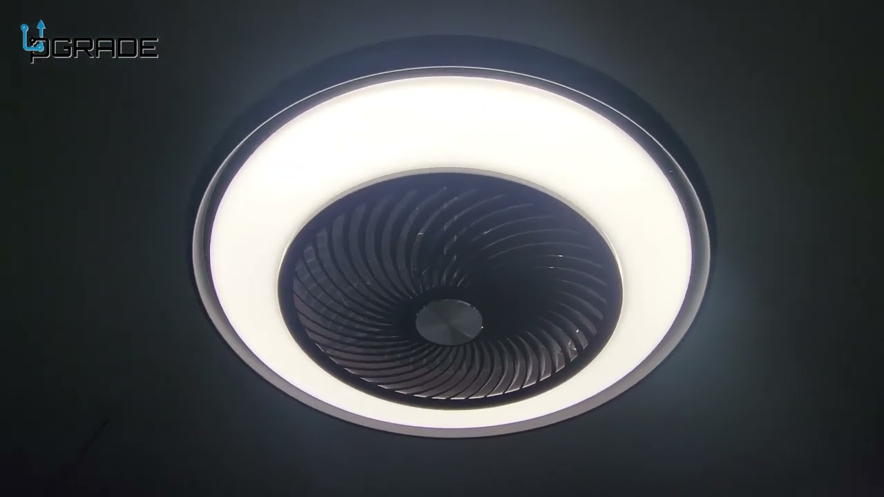 Bladeless Ceiling Fan with LED Lights