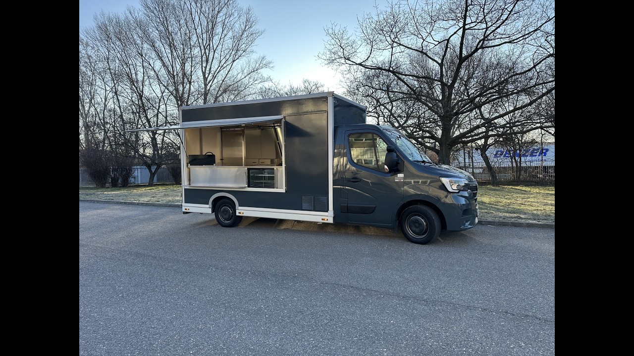 Renault Master Food Truck Büfékocsi GÁZOS Berendezésekkel akár 230V-ról is Üzemel