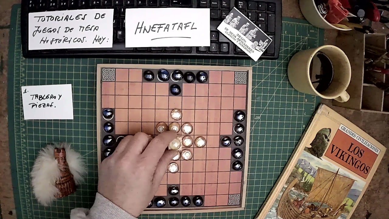 HNEFATAFL (Juegos de Mesa Históricos) - Tutorial Nr.2 : Objetivo y mécanicas del juego.