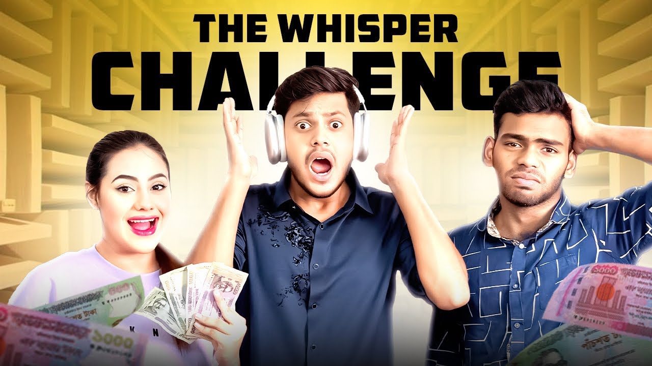রাকিব এইটা কি বললো? | Whisper Challenge | Rakib Hossain | Ritu Hossain