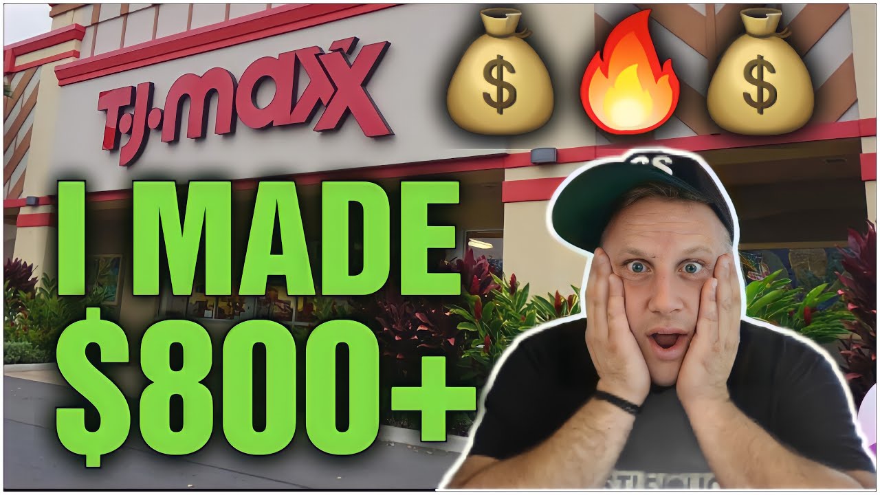 HOW I MAKE $800 IN 1 HOUR AT TJ MAXX || RETAIL ARBITRAGE AMAZON FBA