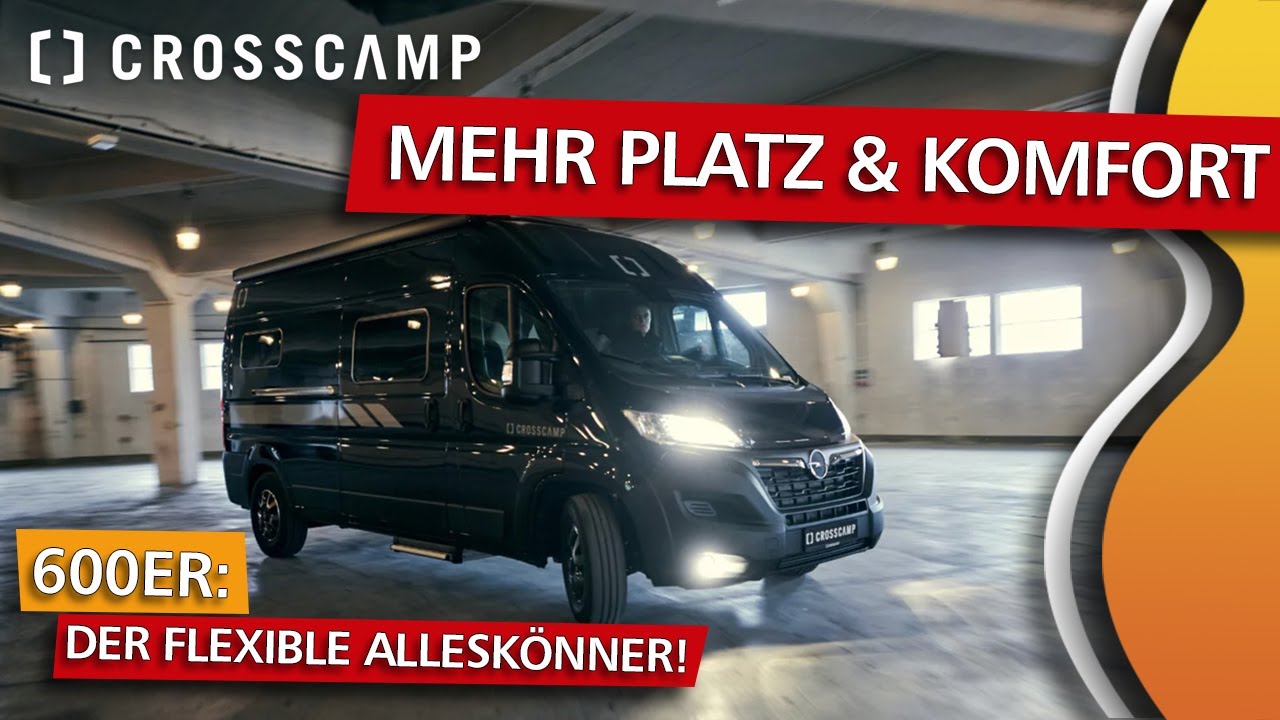 CROSSCAMP 600 – Der kompakte Campervan für Alltag und Abenteuer! 🚐🔥