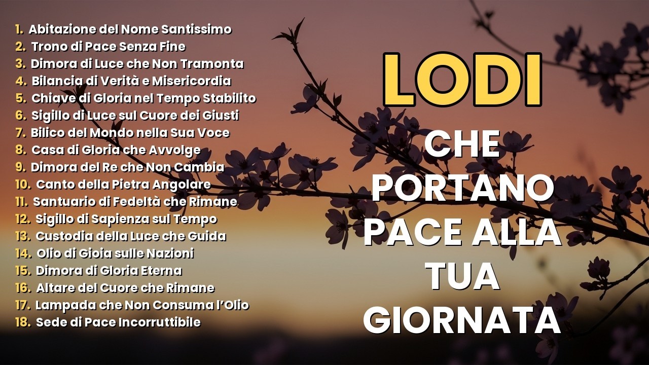 Musica di Lode ✝️ per Rinnovare l’Anima e l’Ambiente