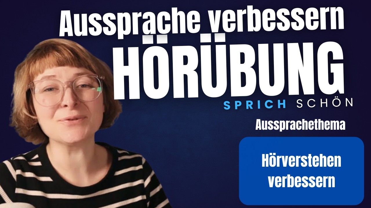 Deine Aussprache verbessern: Hörübungen erklärt + Auflösung vom letzten Video!