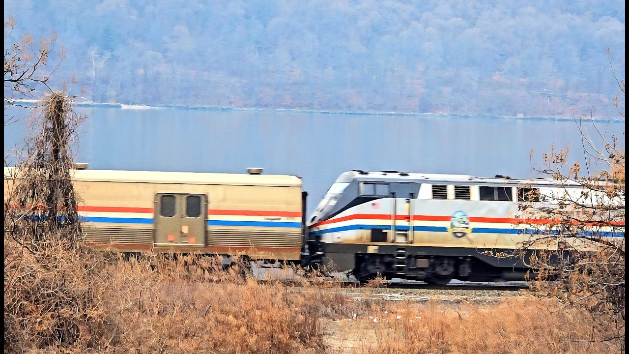 🚆Double Header Amtrak Lake Shore Limited 49 on the Hudson Line in Spuyten Duyvil🚆