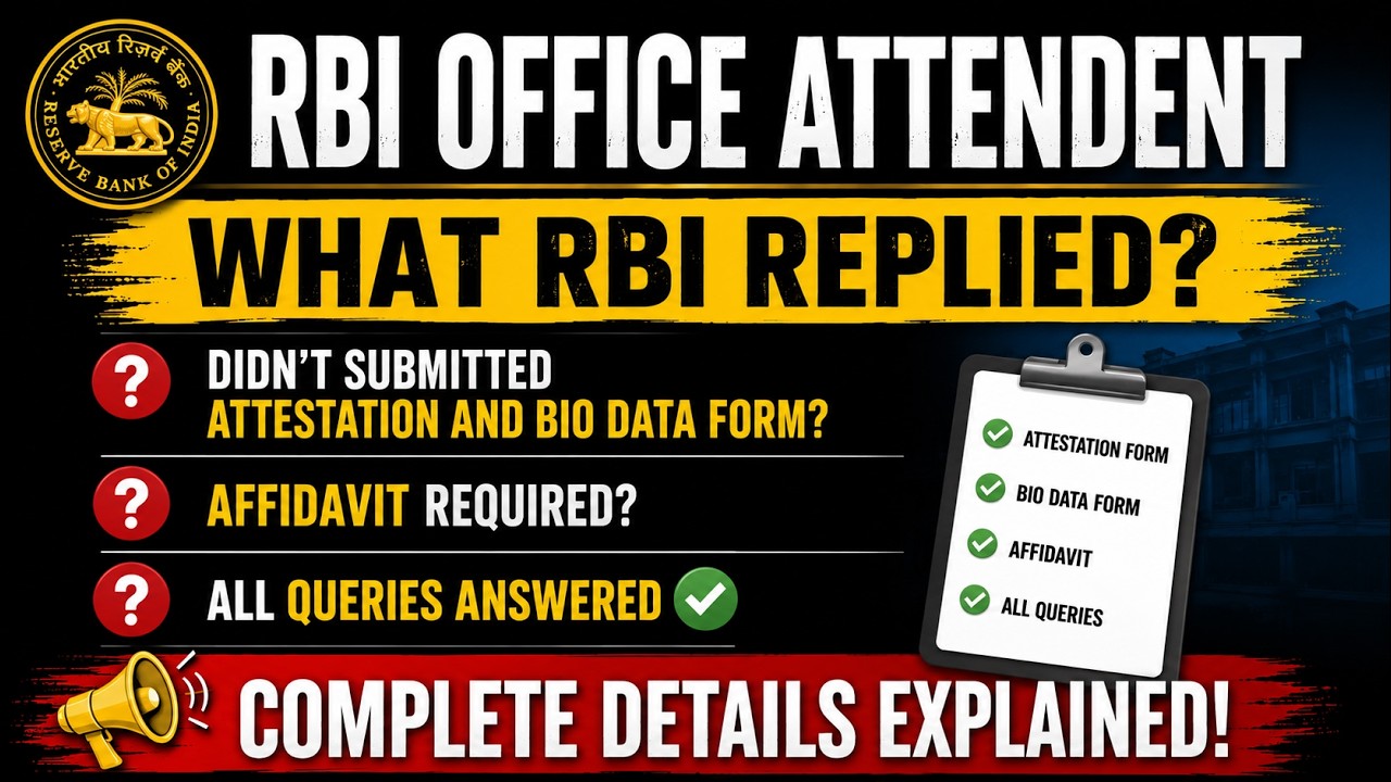 Что ответил RBI? Разбор правил подачи документов и оформления аффидевита для Office Attendant RBI!