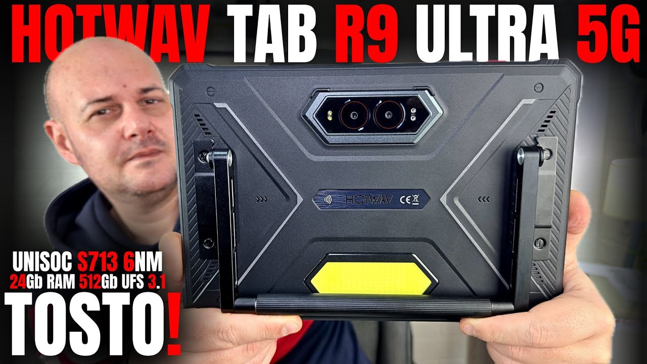 HOTWAV TAB R9 Ultra 5G 🚀 Unboxing – il TABLET RUGGED più ESAGERATO di sempre SOTTO i 300€?! 😱