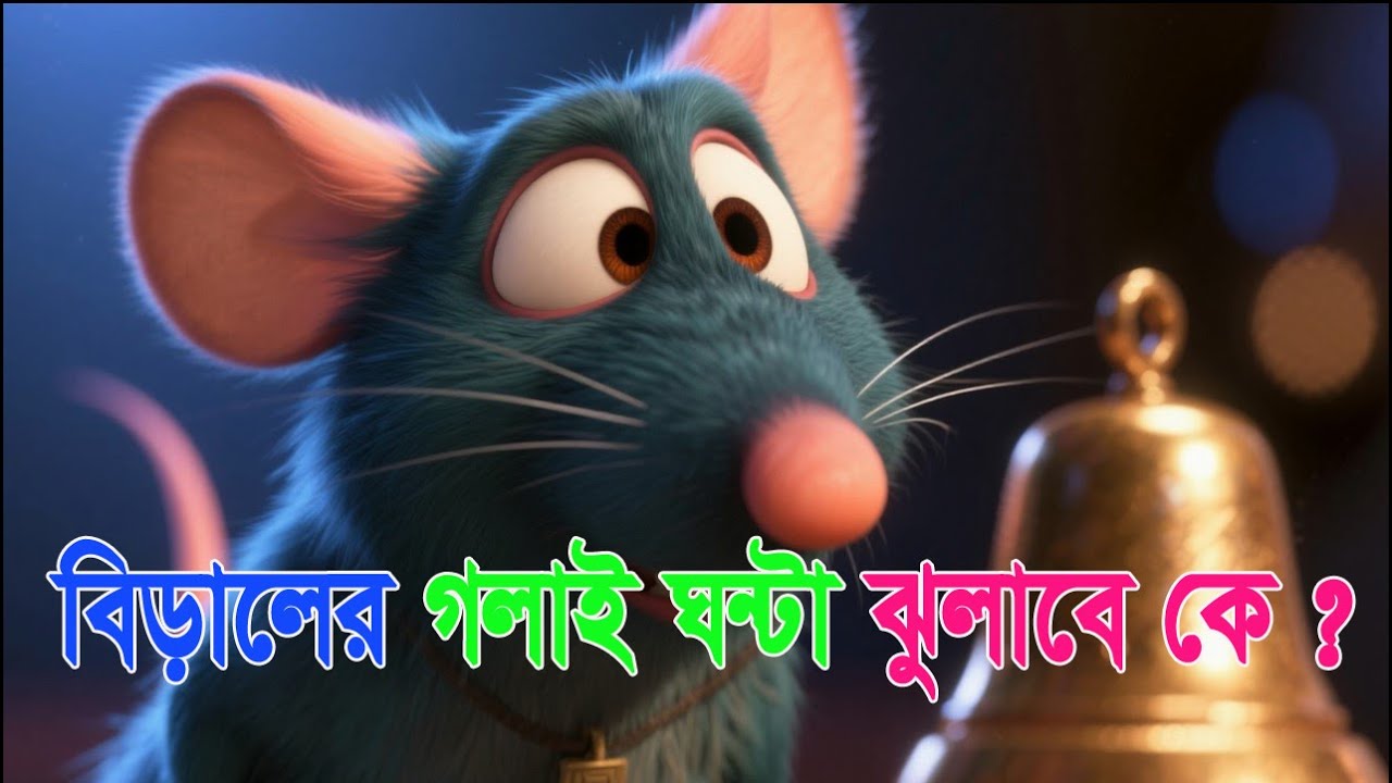 ইঁদুর ও বিড়াল গল্প – সাহস, একতা ও জীবন শিক্ষা | শিক্ষামূলক শিশু গল্প Moral Story for Kids