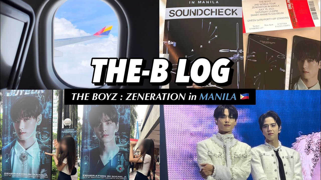 [더비로그] 더보이즈 보러 마닐라 가는 브이로그🇵🇭| ZENERATION in MANILA | 제너레이션 | 해외 투어 콘서트 | 세부 여행 | 덕질 브이로그 | THEBLOG