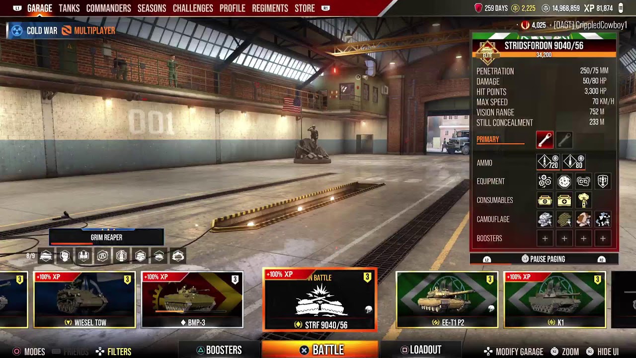 World of Tanks: Live at 6-Dead on Cold War with the CrippledCowboy