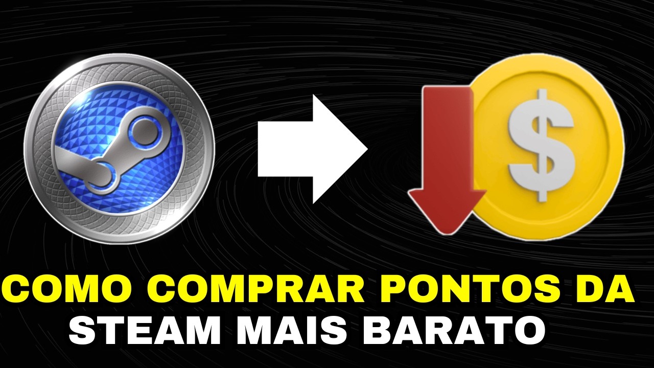 COMO COMPRAR PONTOS STEAM MAIS BARATO$!