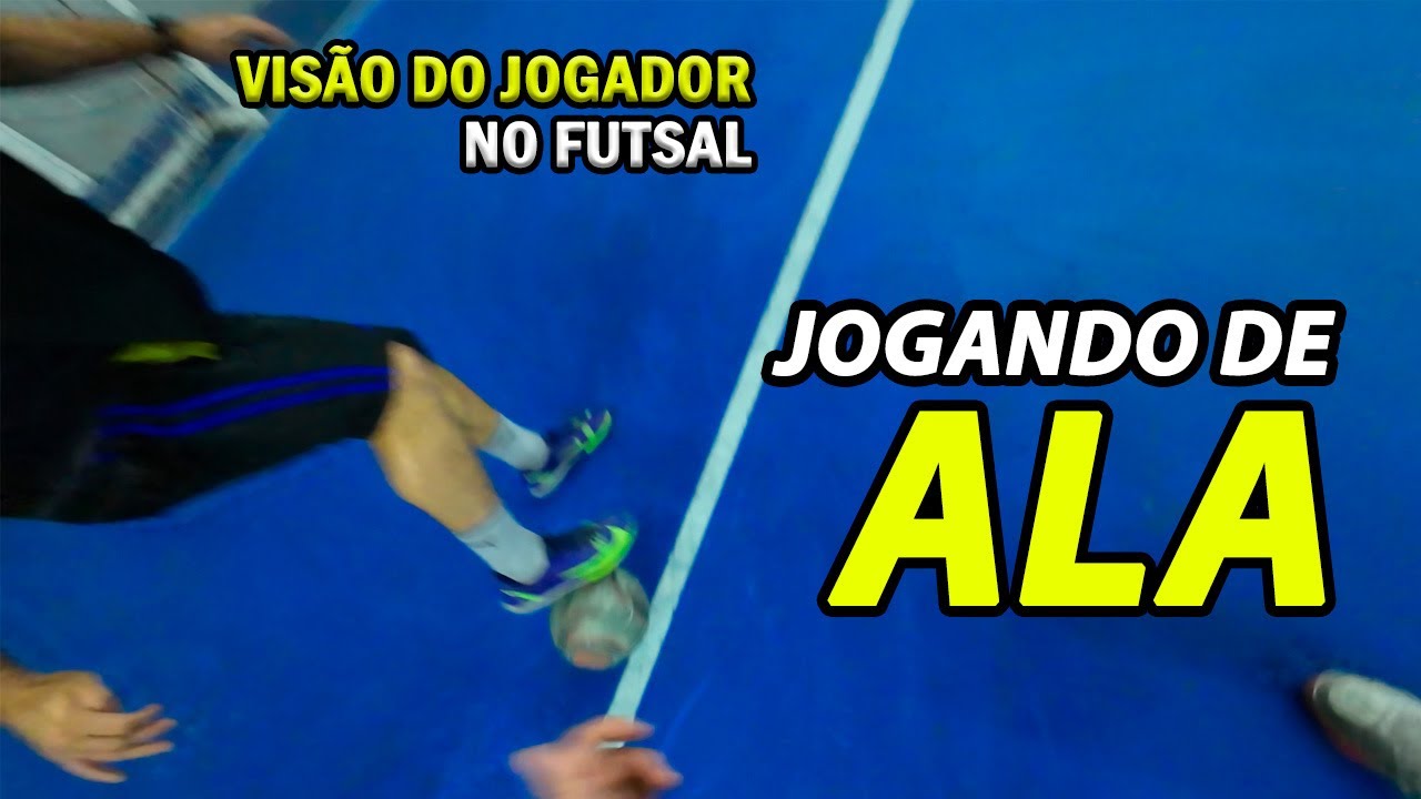 TENTEI JOGAR DE ALA NO FUTSAL - FUTEBOL EM PRIMEIRA PESSOA #pov