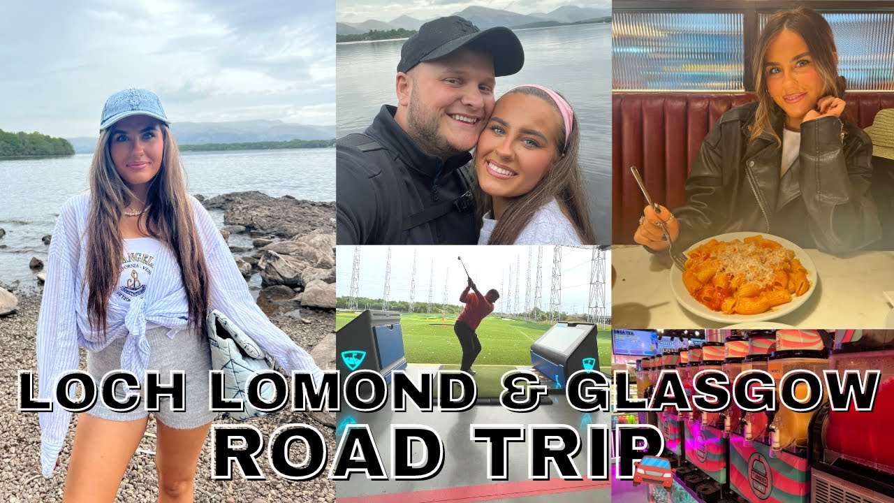 COME TO GLASGOW WITH US | LOCH LOMOND, TOPGOLF, VINTAGE CHARITY SHOPPING, SUGO, TUBBEES SLUSHES | NC