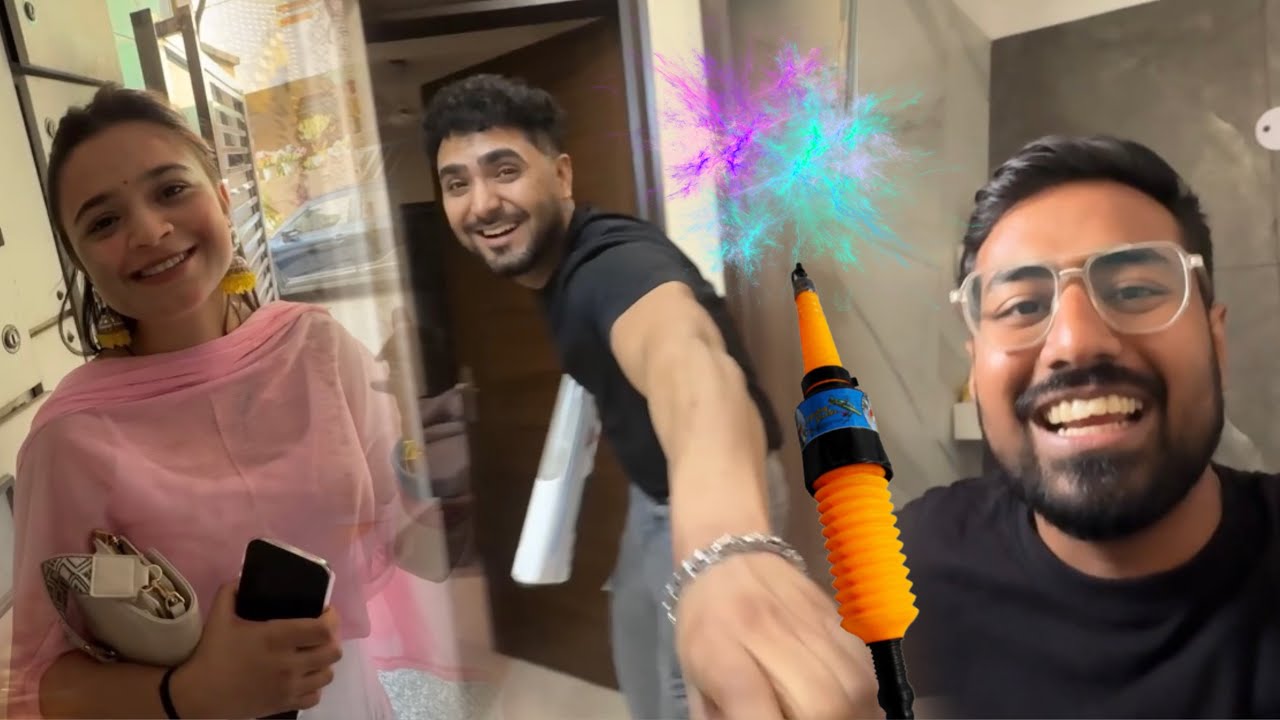 Hriday se milne gya aur holi khel li😍 