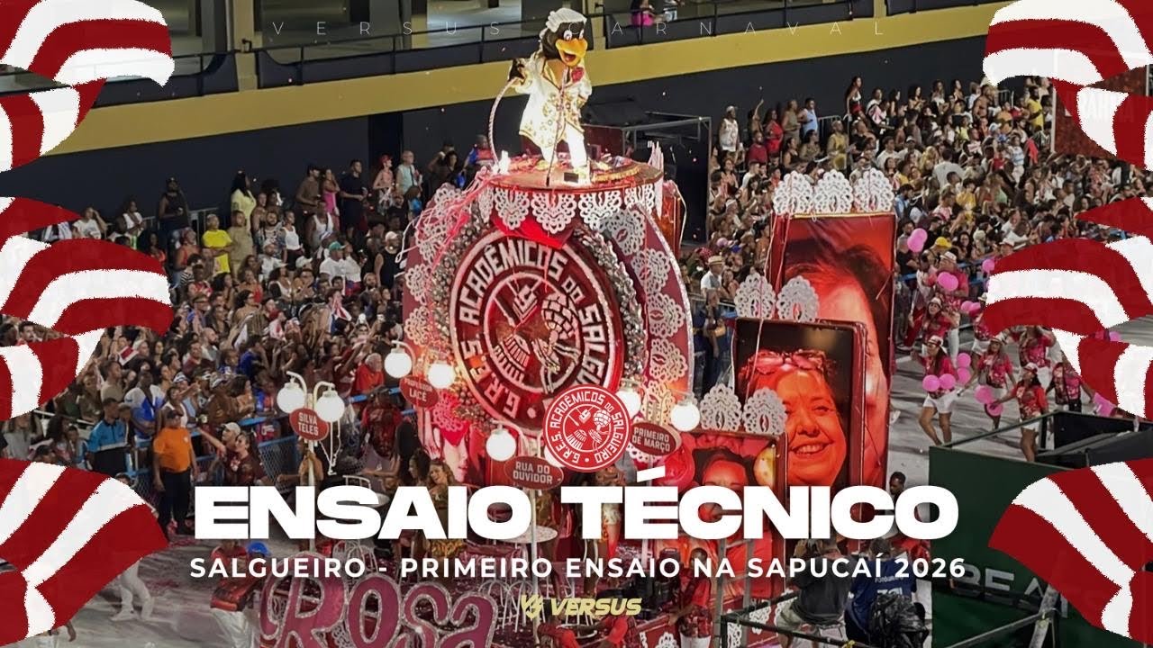 SALGUEIRO 2026 - PRIMEIRO ENSAIO TÉCNICO DA SAPUCAÍ COMPLETO