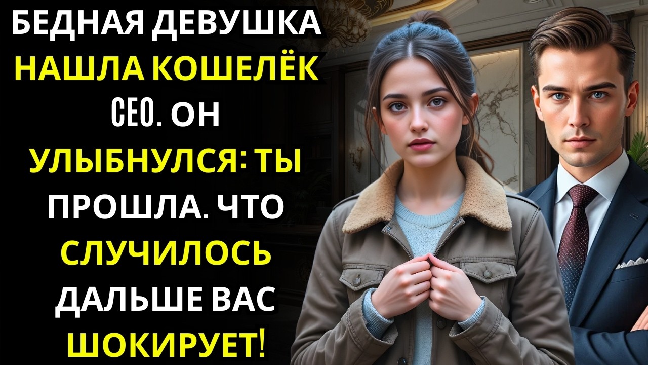 БЕДНАЯ ДЕВУШКА ВЕРНУЛА ПОТЕРЯННЫЙ КОШЕЛЁК ГЕНЕРАЛЬНЫЙ ДИРЕКТОР УЛЫБНУЛСЯ ТЫ ПРОШЛА ИСПЫТАНИЕ ПРИНЯТА